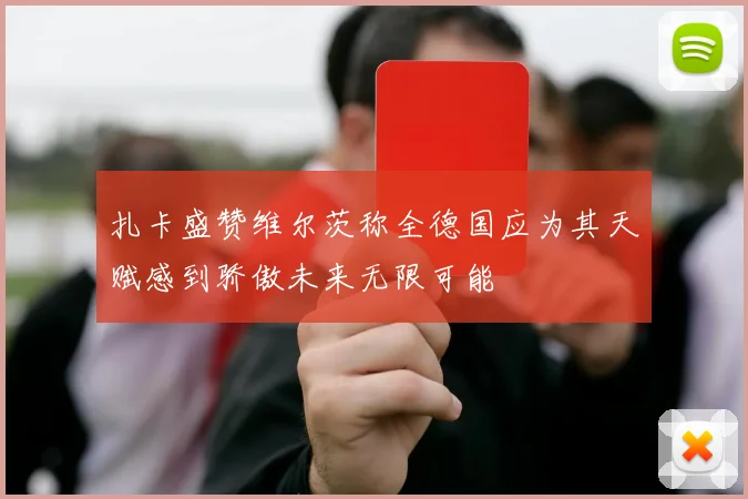 扎卡盛赞维尔茨称全德国应为其天赋感到骄傲未来无限可能
